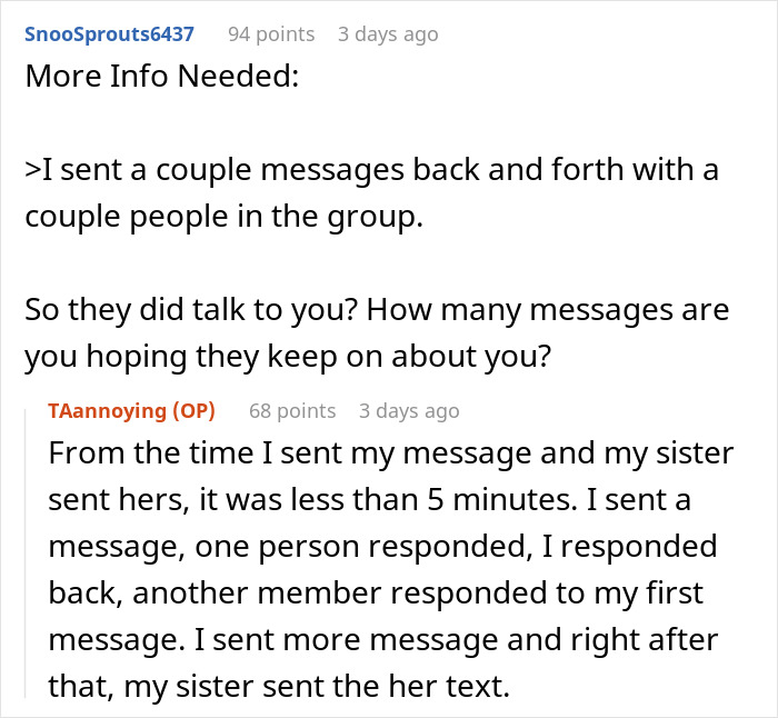 Mom Doesn’t Let Sister Have One Conversation To Herself, Keeps Bringing Up Her Kids