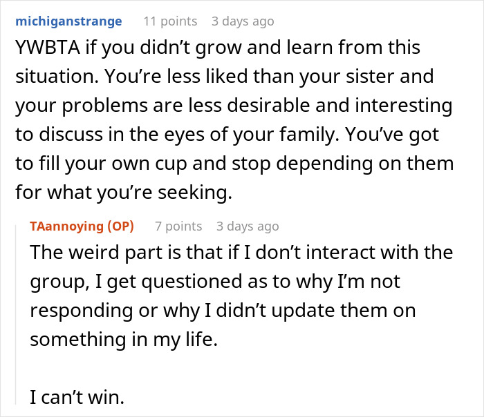 Mom Doesn’t Let Sister Have One Conversation To Herself, Keeps Bringing Up Her Kids