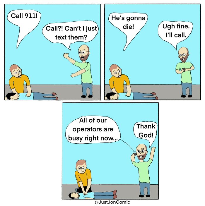 28 Darkly Funny Comics By &lsquo;Just Jon&rsquo; About Life&rsquo;s Most Awkward Moments (New Pics)