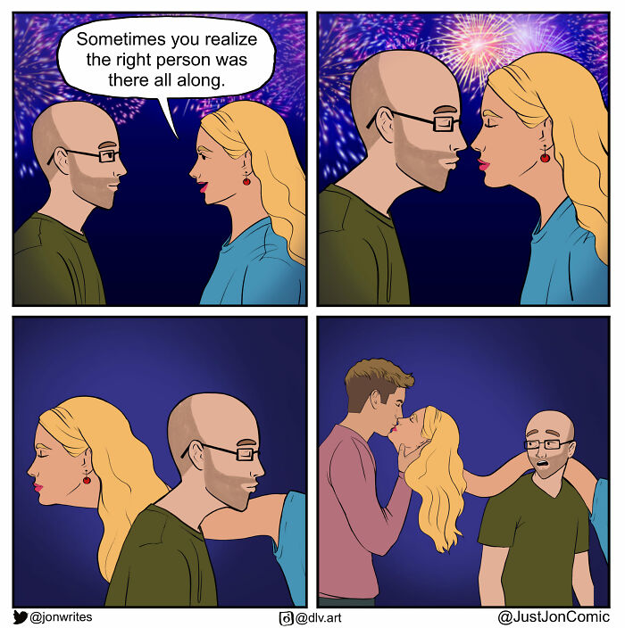 28 Darkly Funny Comics By &lsquo;Just Jon&rsquo; About Life&rsquo;s Most Awkward Moments (New Pics)