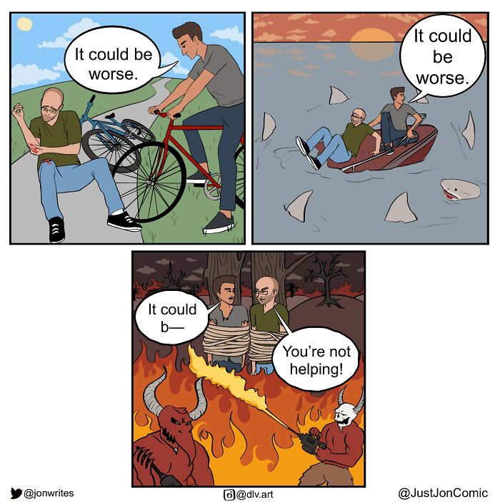 28 Darkly Funny Comics By &lsquo;Just Jon&rsquo; About Life&rsquo;s Most Awkward Moments (New Pics)