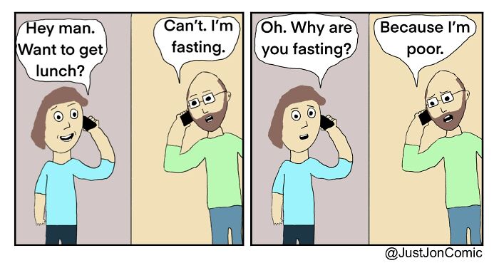 28 Darkly Funny Comics By &lsquo;Just Jon&rsquo; About Life&rsquo;s Most Awkward Moments (New Pics)