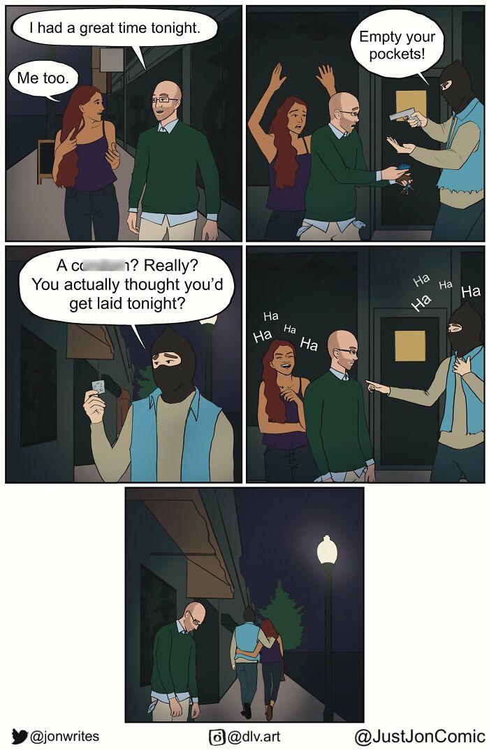 28 Darkly Funny Comics By &lsquo;Just Jon&rsquo; About Life&rsquo;s Most Awkward Moments (New Pics)