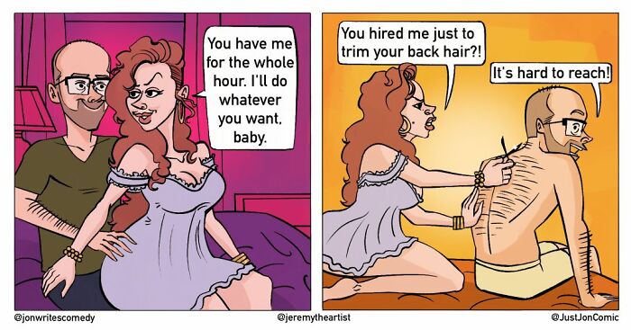 28 Darkly Funny Comics By &lsquo;Just Jon&rsquo; About Life&rsquo;s Most Awkward Moments (New Pics)