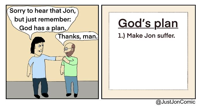 28 Darkly Funny Comics By &lsquo;Just Jon&rsquo; About Life&rsquo;s Most Awkward Moments (New Pics)
