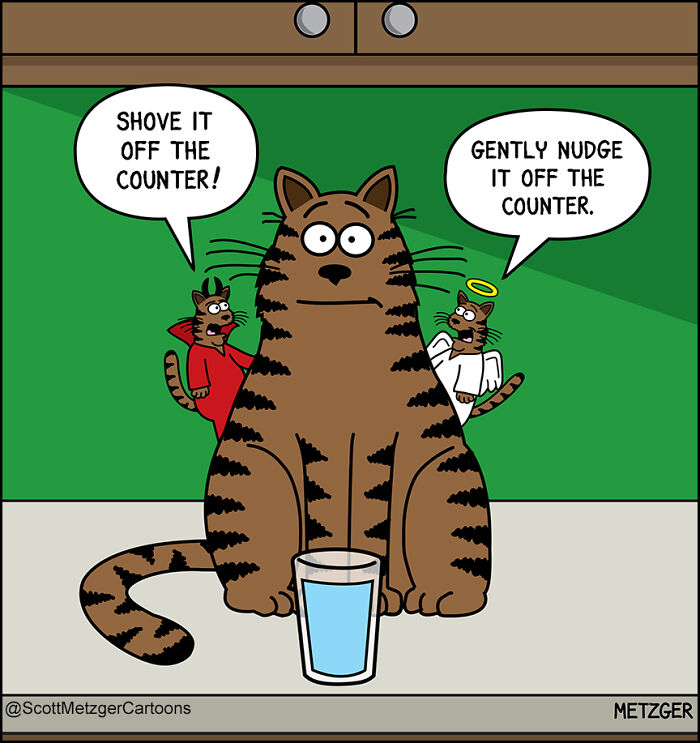 These Comics Perfectly Sum Up What It’s Like Sharing A Home With Cats And Dogs (96 New Comics)