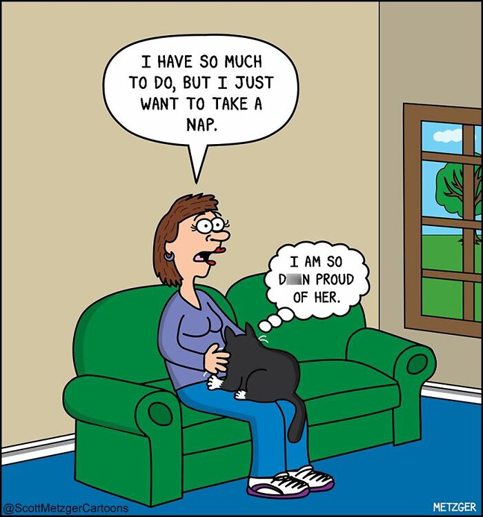 These Comics Perfectly Sum Up What It’s Like Sharing A Home With Cats And Dogs (96 New Comics)