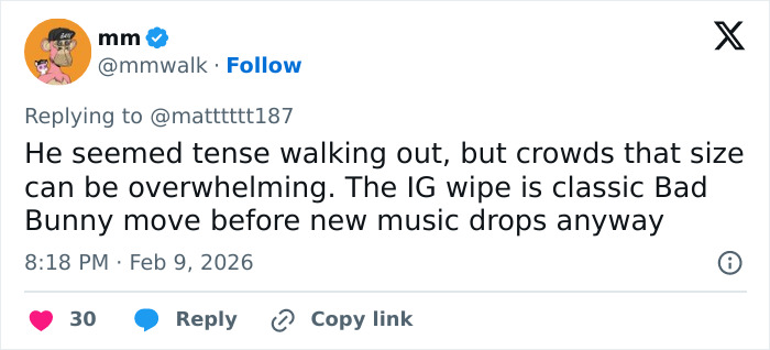 Video Seems To Show Fearful Bad Bunny As He Exits Super Bowl Before Erasing Social Media Video Seems To Show Fearful Bad Bunny As He Exits Super Bowl Before Erasing Social Media