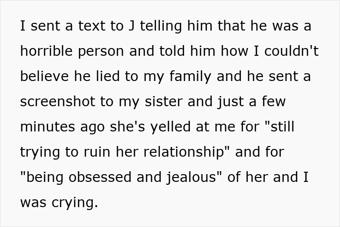 Creepy 21YO Confesses Feelings To GF’s 17YO Sis, Gaslights And Manipulates When She Tells Her Sis Creepy 21YO Confesses Feelings To GF’s 17YO Sis, Gaslights And Manipulates When She Tells Her Sis