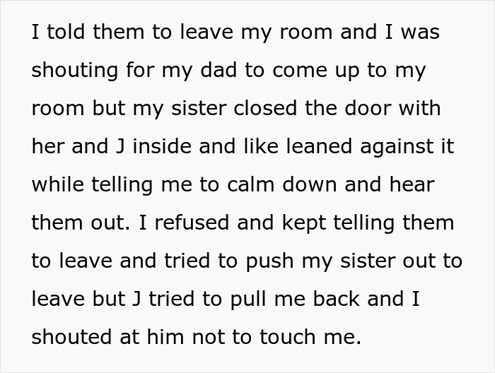 Creepy 21YO Confesses Feelings To GF’s 17YO Sis, Gaslights And Manipulates When She Tells Her Sis Creepy 21YO Confesses Feelings To GF’s 17YO Sis, Gaslights And Manipulates When She Tells Her Sis