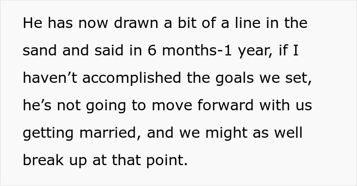Boyfriend Gives Girlfriend Up To A Year To Fix Finances On Her Own Or He Won’t Marry Her