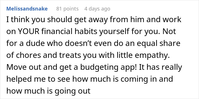 Boyfriend Gives Girlfriend Up To A Year To Fix Finances On Her Own Or He Won’t Marry Her