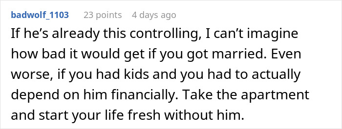 Boyfriend Gives Girlfriend Up To A Year To Fix Finances On Her Own Or He Won’t Marry Her