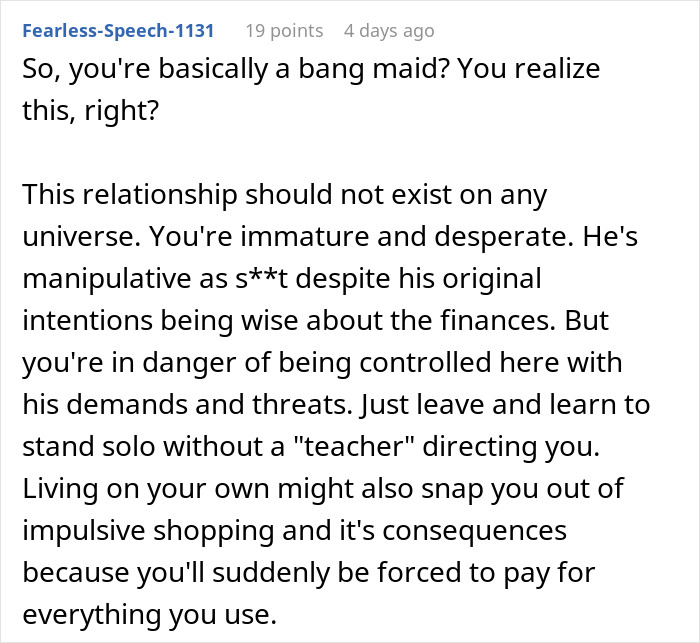 Boyfriend Gives Girlfriend Up To A Year To Fix Finances On Her Own Or He Won’t Marry Her