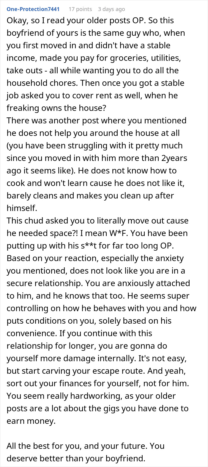 Boyfriend Gives Girlfriend Up To A Year To Fix Finances On Her Own Or He Won’t Marry Her