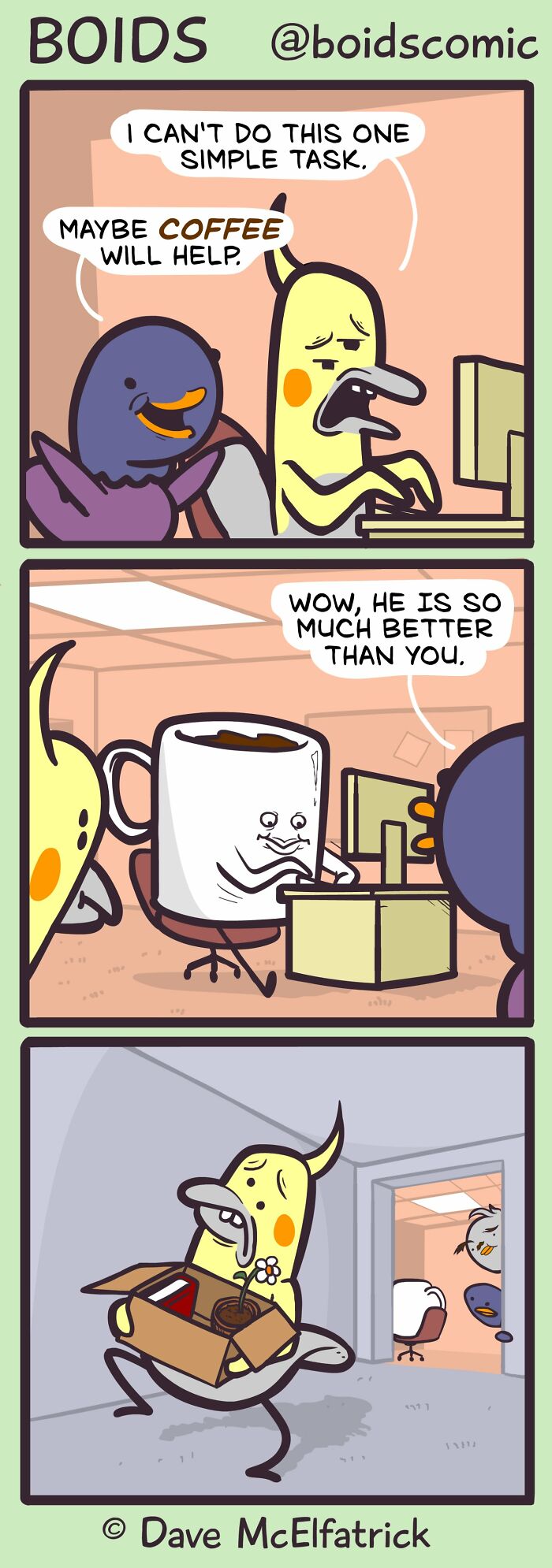 37 Dark And Ironic Comics By Dave McElfatrick That Look Cute Until You Read Them