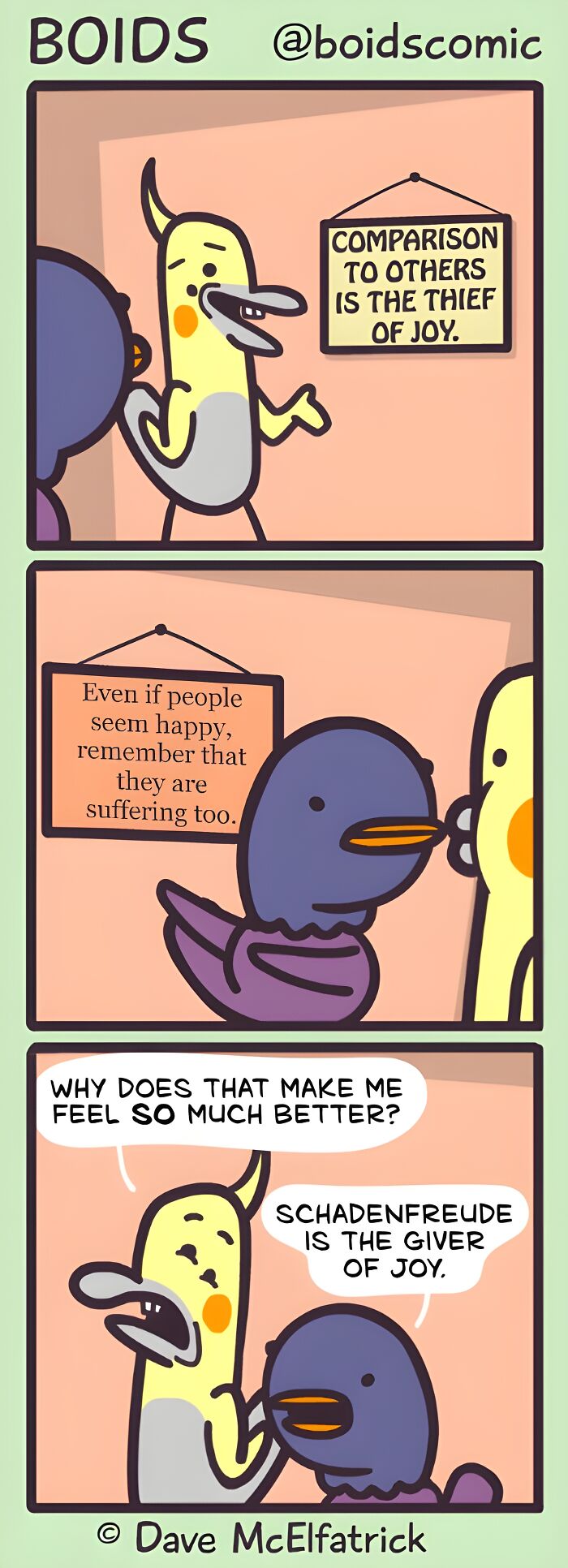 37 Dark And Ironic Comics By Dave McElfatrick That Look Cute Until You Read Them