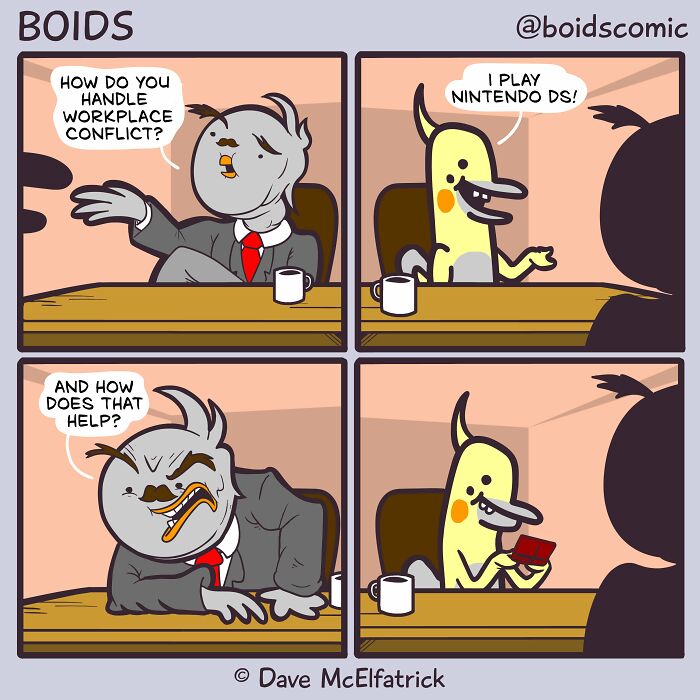 37 Dark And Ironic Comics By Dave McElfatrick That Look Cute Until You Read Them