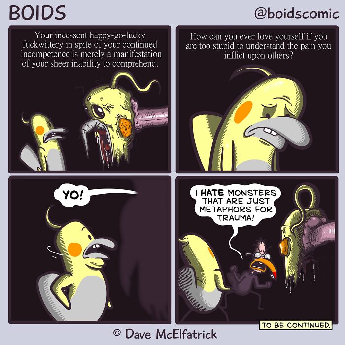 37 Dark And Ironic Comics By Dave McElfatrick That Look Cute Until You Read Them