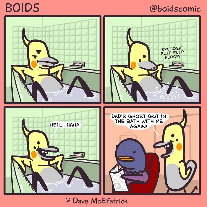 37 Dark And Ironic Comics By Dave McElfatrick That Look Cute Until You Read Them