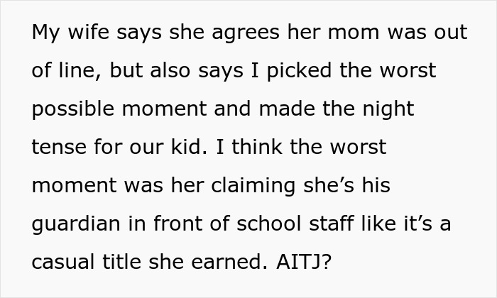 Granny Pretends To Be Kid’s Guardian As “Someone Has To Step Up,” Dad Fumes At Her Toxicity Granny Pretends To Be Kid’s Guardian As “Someone Has To Step Up,” Dad Fumes At Her Toxicity