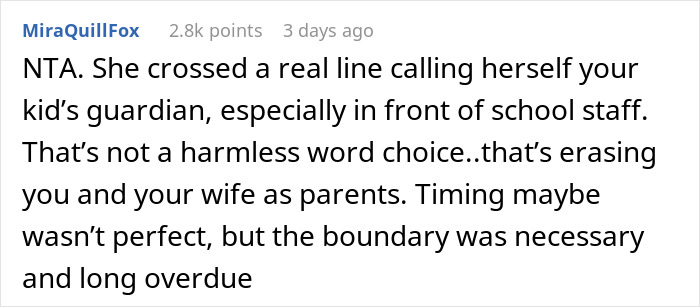 Granny Pretends To Be Kid’s Guardian As “Someone Has To Step Up,” Dad Fumes At Her Toxicity Granny Pretends To Be Kid’s Guardian As “Someone Has To Step Up,” Dad Fumes At Her Toxicity