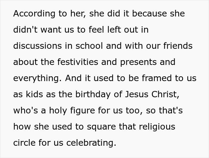 Muslim MIL Melts Down After Seeing Grandson Celebrate Christmas, Accuses DIL Of Erasing Culture