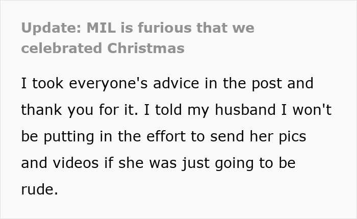 Muslim MIL Melts Down After Seeing Grandson Celebrate Christmas, Accuses DIL Of Erasing Culture