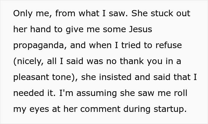 Coworker Won’t Stop Preaching About Jesus During Meetings, Employee Wonders If HR Can Handle Holy Drama Coworker Won’t Stop Preaching About Jesus During Meetings, Employee Wonders If HR Can Handle Holy Drama