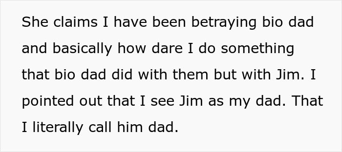 Sister Screams Treason When Teen Calls Stepdad Dad, Teen Suggests Therapy Instead Of Screaming Sister Screams Treason When Teen Calls Stepdad Dad, Teen Suggests Therapy Instead Of Screaming