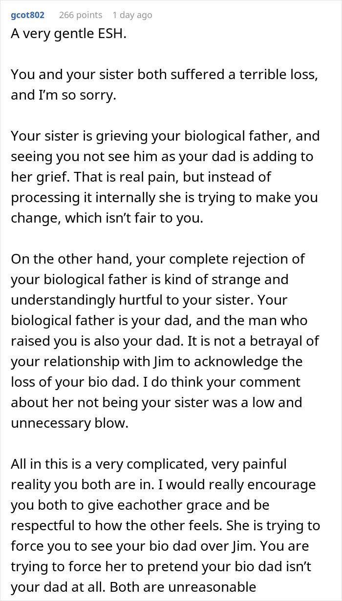 Sister Screams Treason When Teen Calls Stepdad Dad, Teen Suggests Therapy Instead Of Screaming Sister Screams Treason When Teen Calls Stepdad Dad, Teen Suggests Therapy Instead Of Screaming