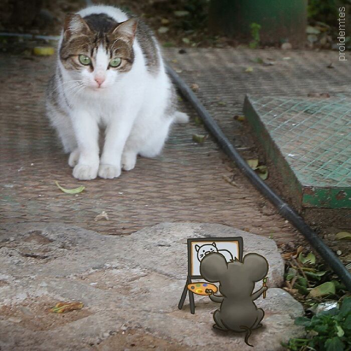 This Artist&rsquo;s Photo Doodles Make The World Look Like It&rsquo;s Secretly Alive (77 Pics)