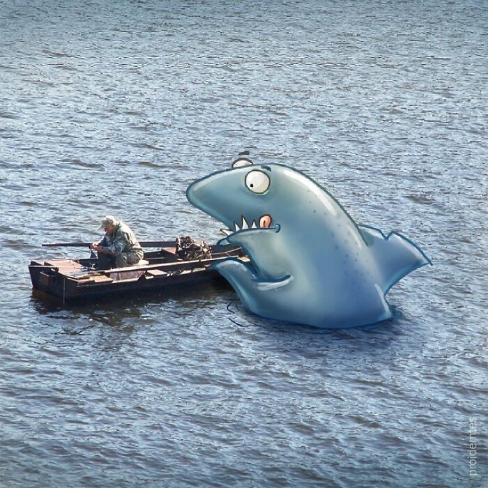 This Artist&rsquo;s Photo Doodles Make The World Look Like It&rsquo;s Secretly Alive (77 Pics)