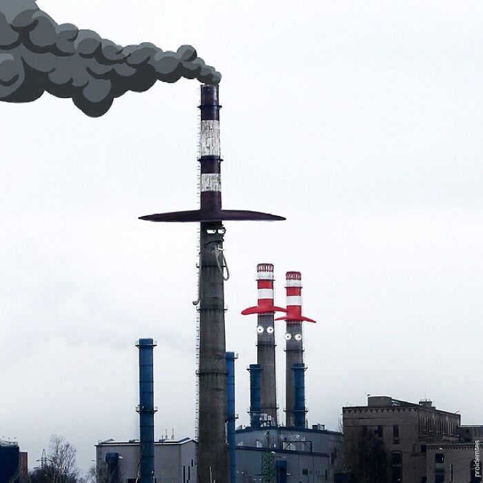 This Artist&rsquo;s Photo Doodles Make The World Look Like It&rsquo;s Secretly Alive (77 Pics)