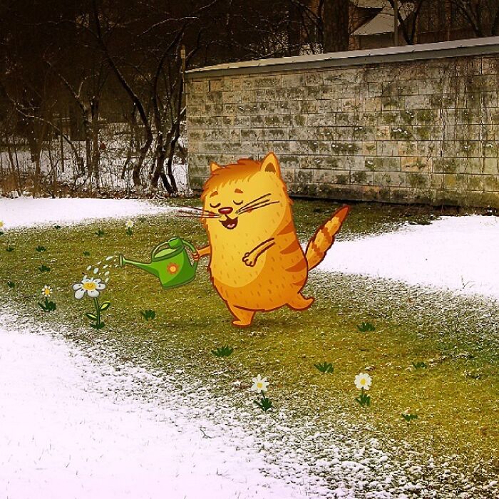 This Artist&rsquo;s Photo Doodles Make The World Look Like It&rsquo;s Secretly Alive (77 Pics)