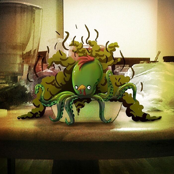 This Artist&rsquo;s Photo Doodles Make The World Look Like It&rsquo;s Secretly Alive (77 Pics)