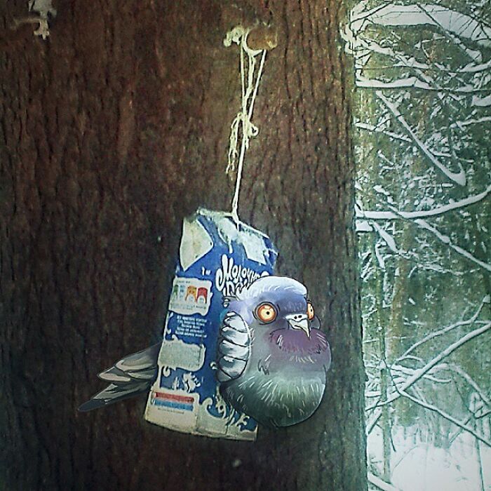 This Artist&rsquo;s Photo Doodles Make The World Look Like It&rsquo;s Secretly Alive (77 Pics)