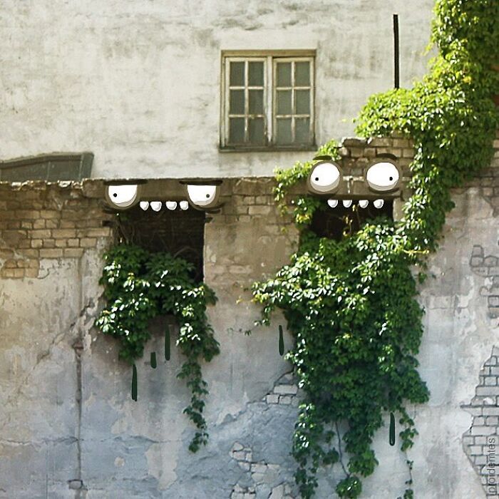 This Artist&rsquo;s Photo Doodles Make The World Look Like It&rsquo;s Secretly Alive (77 Pics)