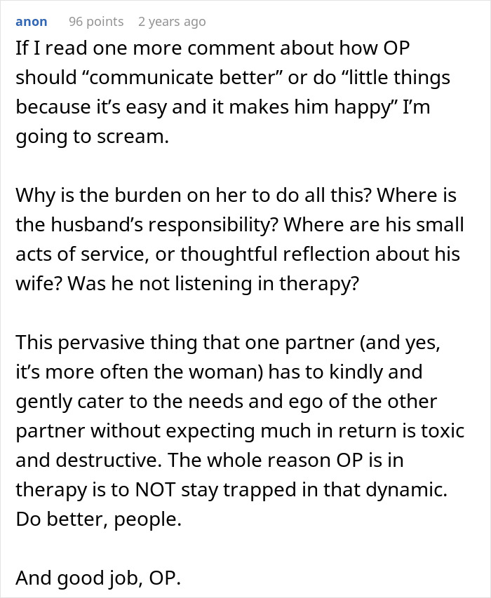 Man Takes Advantage Of Wife’s Submissive Nature, Cries Foul After She Stands Up For Herself