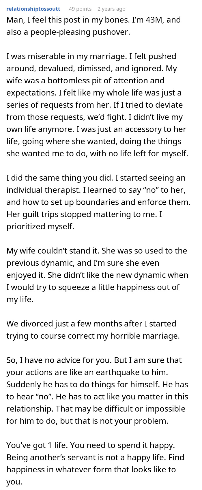 Man Takes Advantage Of Wife’s Submissive Nature, Cries Foul After She Stands Up For Herself