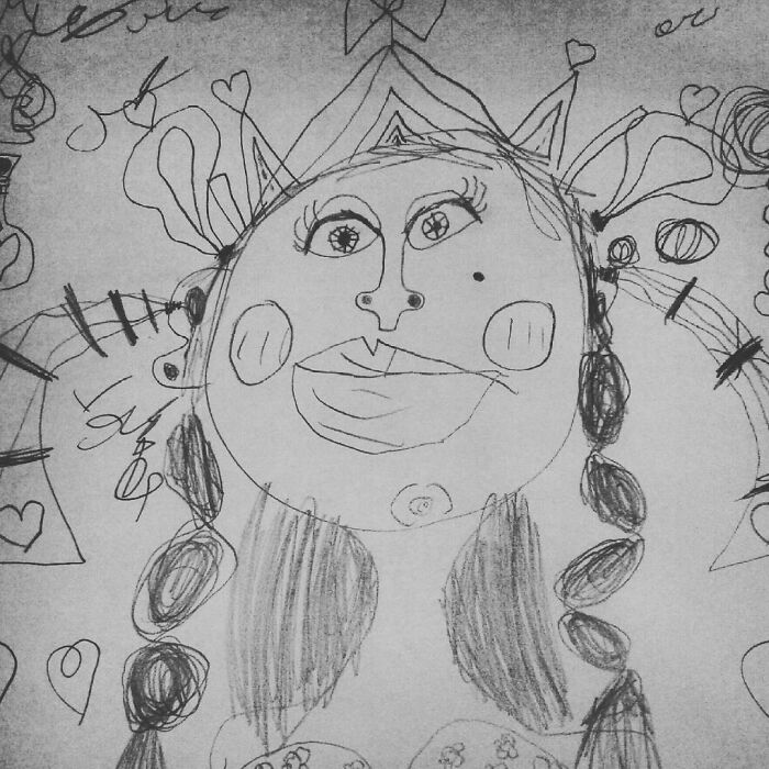 “Terrifying Self-Portrait”: 41 Times Kids Proudly Presented Their Wild Drawings As Art “Terrifying Self-Portrait”: 41 Times Kids Proudly Presented Their Wild Drawings As Art