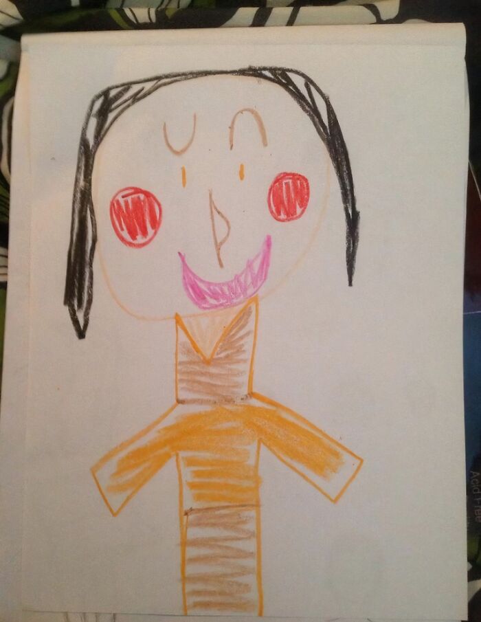 “Terrifying Self-Portrait”: 41 Times Kids Proudly Presented Their Wild Drawings As Art “Terrifying Self-Portrait”: 41 Times Kids Proudly Presented Their Wild Drawings As Art