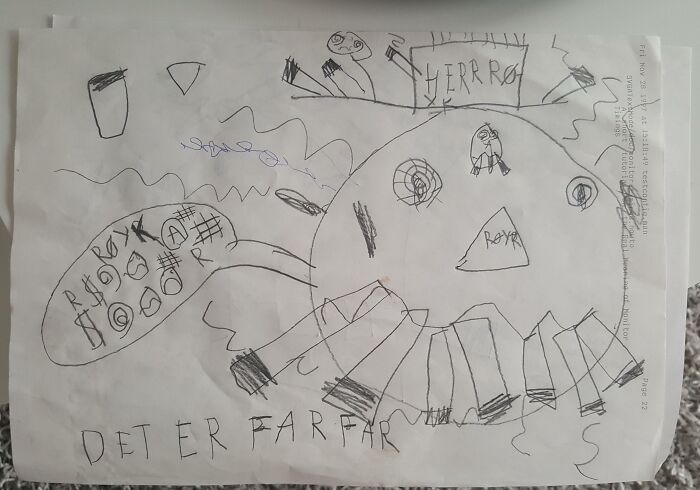 “Terrifying Self-Portrait”: 41 Times Kids Proudly Presented Their Wild Drawings As Art “Terrifying Self-Portrait”: 41 Times Kids Proudly Presented Their Wild Drawings As Art