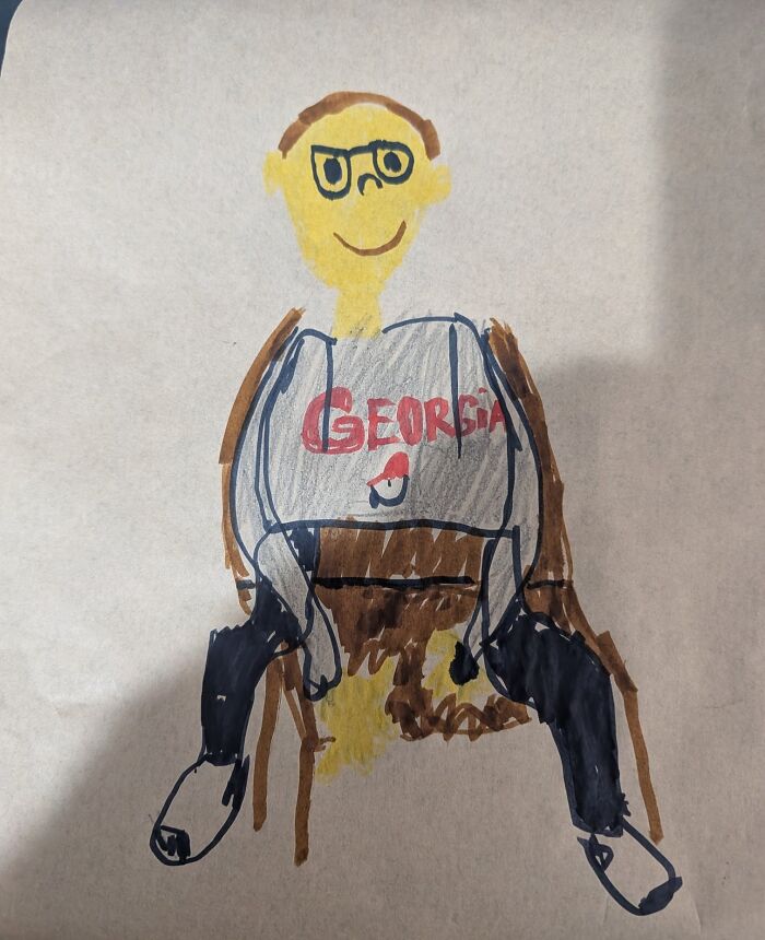 “Terrifying Self-Portrait”: 41 Times Kids Proudly Presented Their Wild Drawings As Art “Terrifying Self-Portrait”: 41 Times Kids Proudly Presented Their Wild Drawings As Art