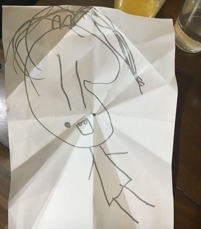 “Terrifying Self-Portrait”: 41 Times Kids Proudly Presented Their Wild Drawings As Art “Terrifying Self-Portrait”: 41 Times Kids Proudly Presented Their Wild Drawings As Art