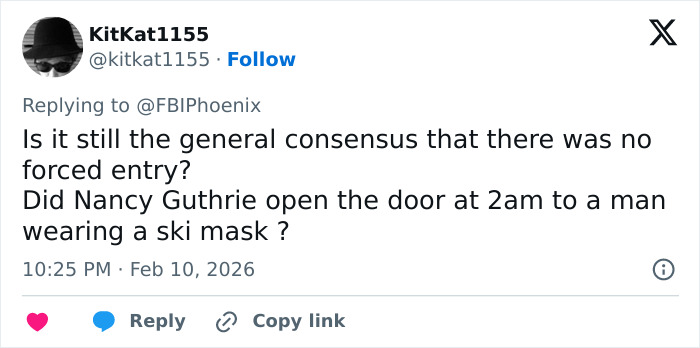Cops Detain Man In Connection With Nancy Guthrie’s Abduction As Expert Exposes Suspect’s Mistake Cops Detain Man In Connection With Nancy Guthrie’s Abduction As Expert Exposes Suspect’s Mistake