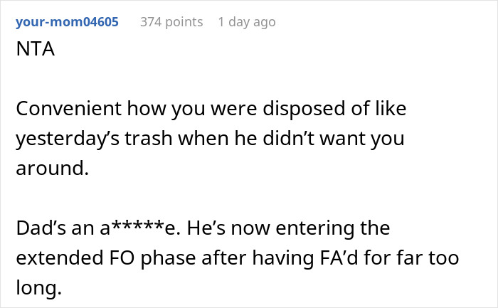 Dad Chose New Family Over Daughter, Now Wants Her Back In His Life After New Wife Cheats On Him Dad Chose New Family Over Daughter, Now Wants Her Back In His Life After New Wife Cheats On Him