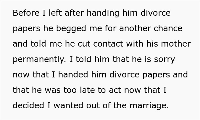 Woman Hands Husband Divorce Papers, Because He Ignored His Mom’s Insults Way Too Long