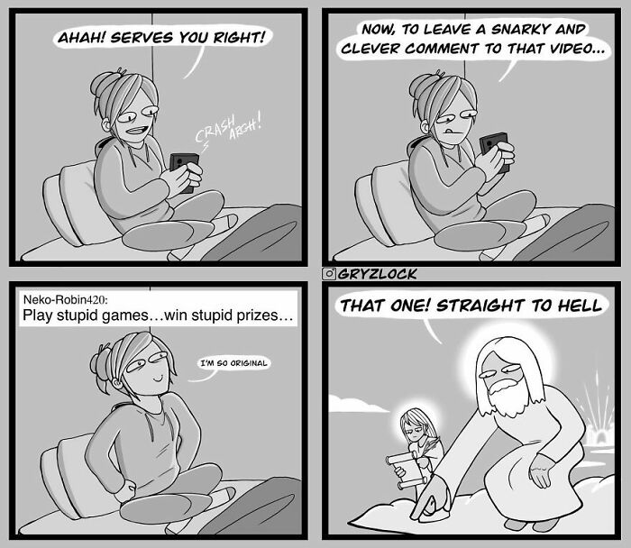 20 Comics That Are Equal Parts Funny, Weird, And Dark, By Gryzlock (New Pics) 20 Comics That Are Equal Parts Funny, Weird, And Dark, By Gryzlock (New Pics)