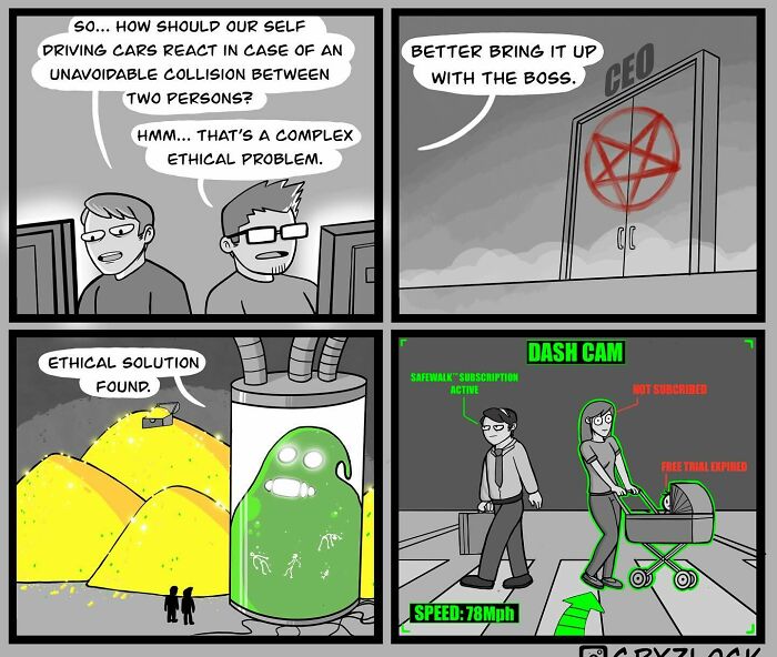 20 Comics That Are Equal Parts Funny, Weird, And Dark, By Gryzlock (New Pics) 20 Comics That Are Equal Parts Funny, Weird, And Dark, By Gryzlock (New Pics)